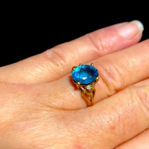 Blue Topaz ring